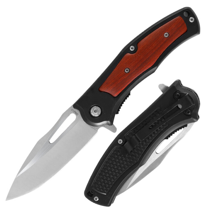 Canivete Sog Tático Cabo Madeira Sobrevivência Pesca Camping 1732