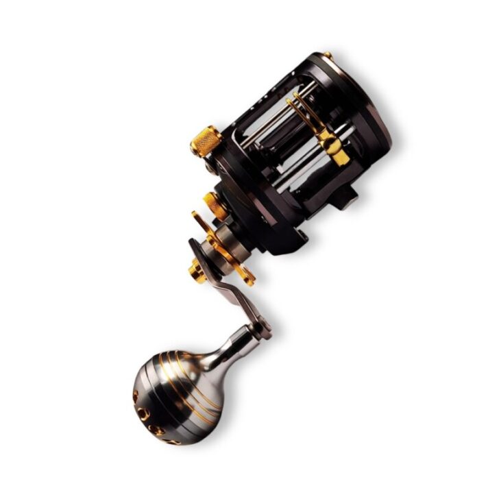 Carretilha de Pesca Manivela Direita c/Infinito Anti Reverso e Recolhimento 5.1:1 TAUE STF320