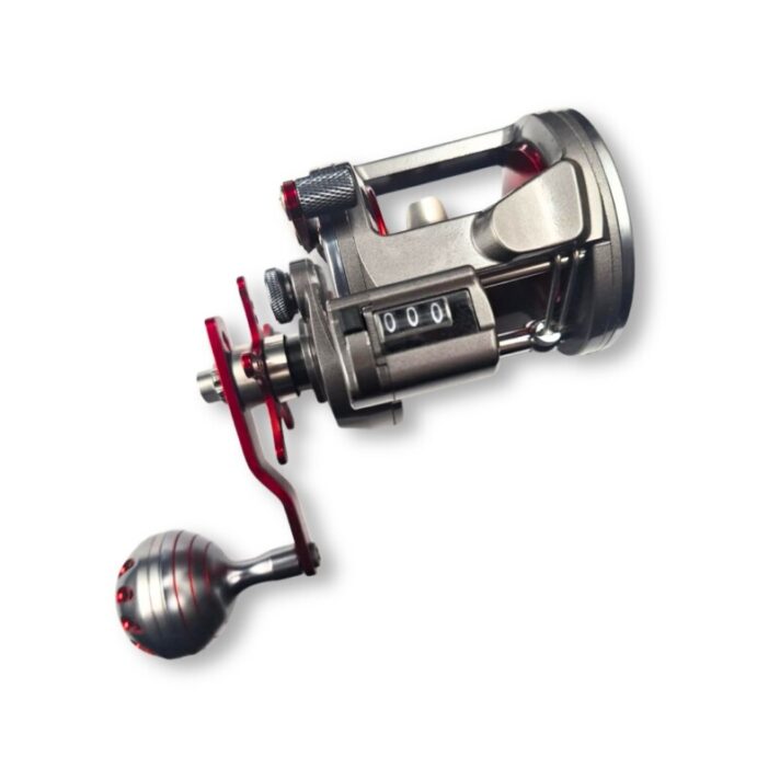 Carretilha de Pesca Manivela Esquerda c/Infinito Anti Reverso e Recolhimento 5.1:1 TAUE STEL30Z