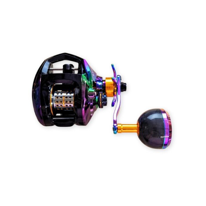 Carretilha de Pesca Manivela Direita c/11 Rolamentos e Drag de 4,5kg TAUE SHSDL-AY