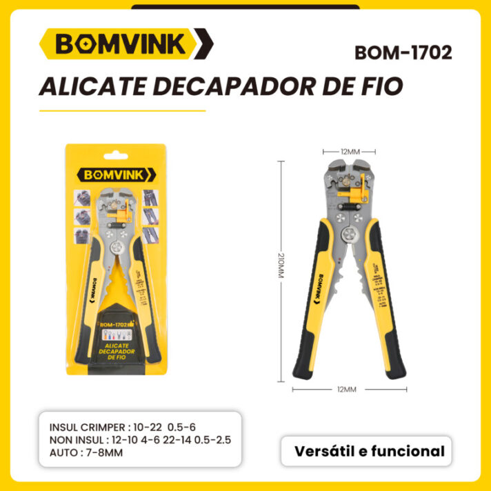 Alicate Decapador de Fio BOMVINK BOM-1702