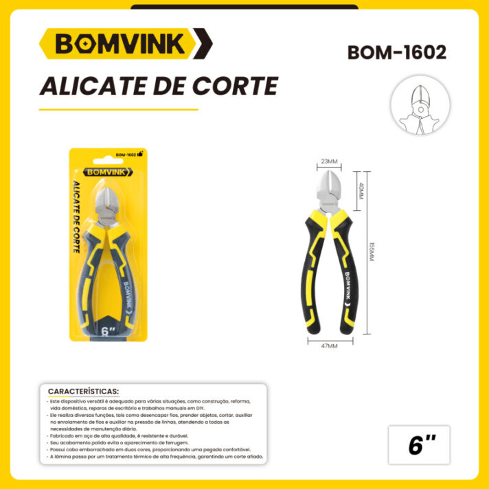 Alicate de Corte BOMVINK BOM-1602