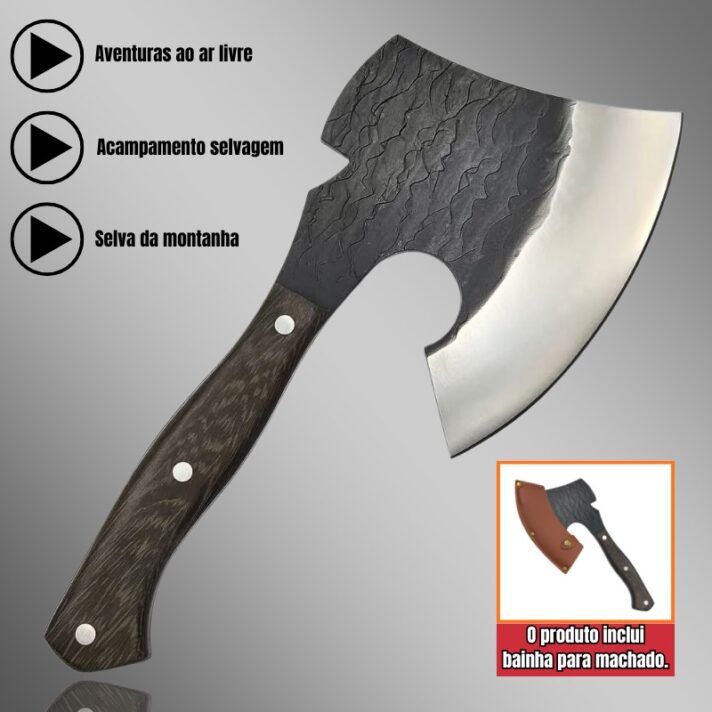 Machado Full Tang 33,5cm Tático Militar Sobrevivência DJ185