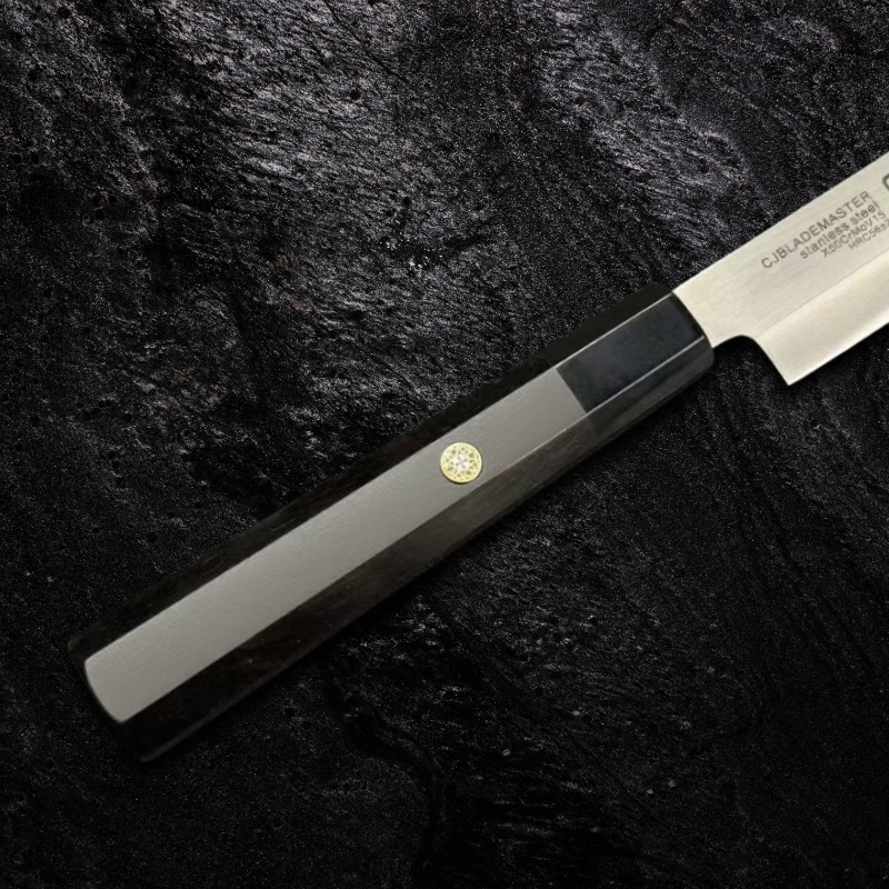 Faca Modelo do Chef 38cm Aço- X50CrMoV15 Profissional CJ-176 - Imagem 4