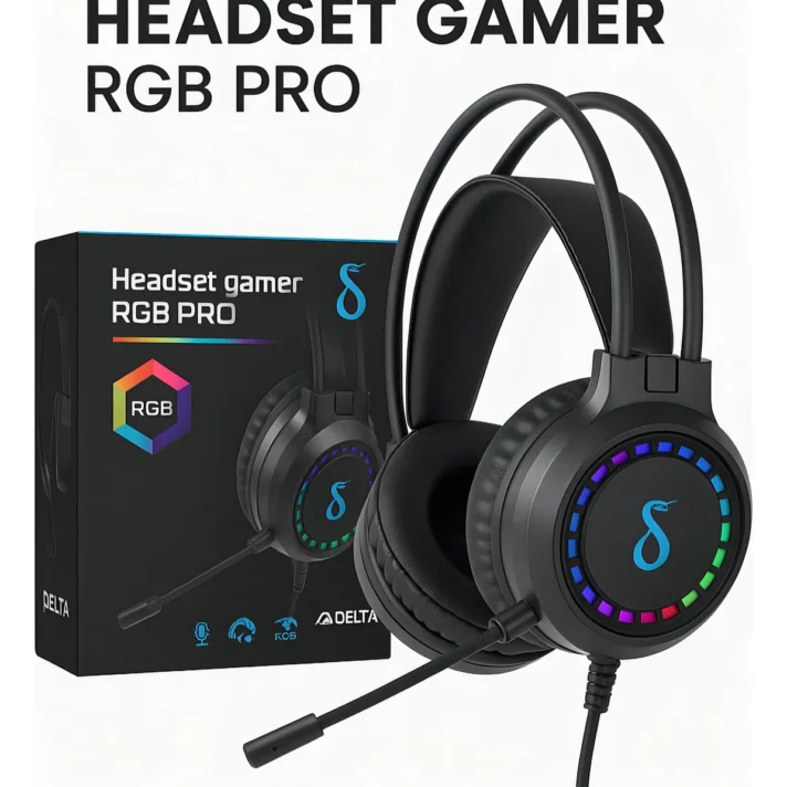 HEADSET GAMER RGB PRO AITEK DELTA F5232