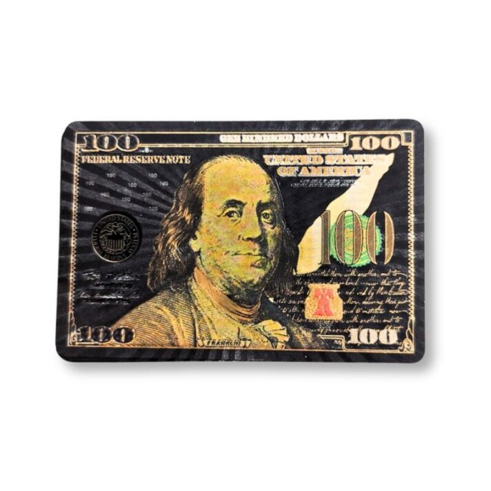 Baralho de Plástico á Prova d'água c/padrão dólares YWJS-8