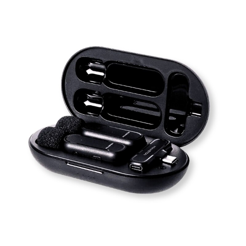 Microfone de Lapela sem fio para celular entrada TIPO C MK08