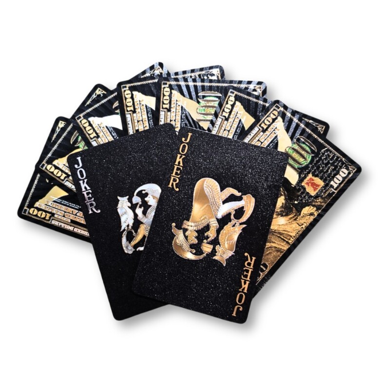 Baralho de Plástico á Prova d'água c/padrão dólares YWJS-8 - Imagem 2