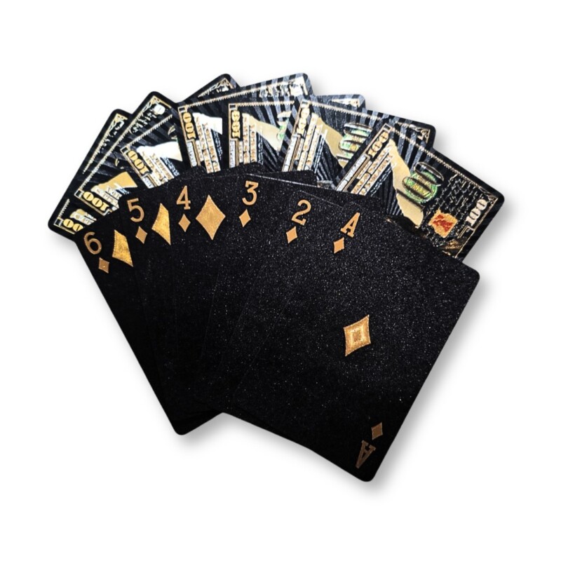 Baralho de Plástico á Prova d'água c/padrão dólares YWJS-8 - Imagem 3