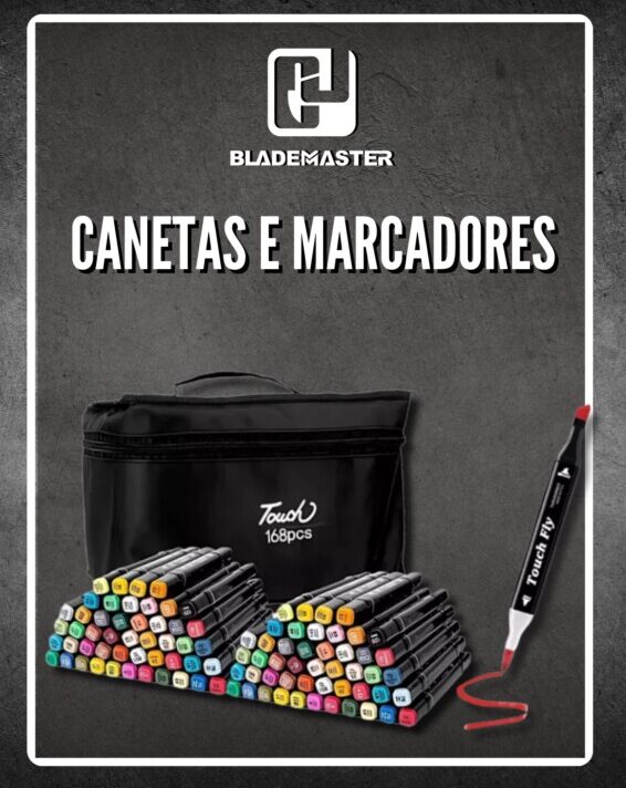 Marcadores e Canetas