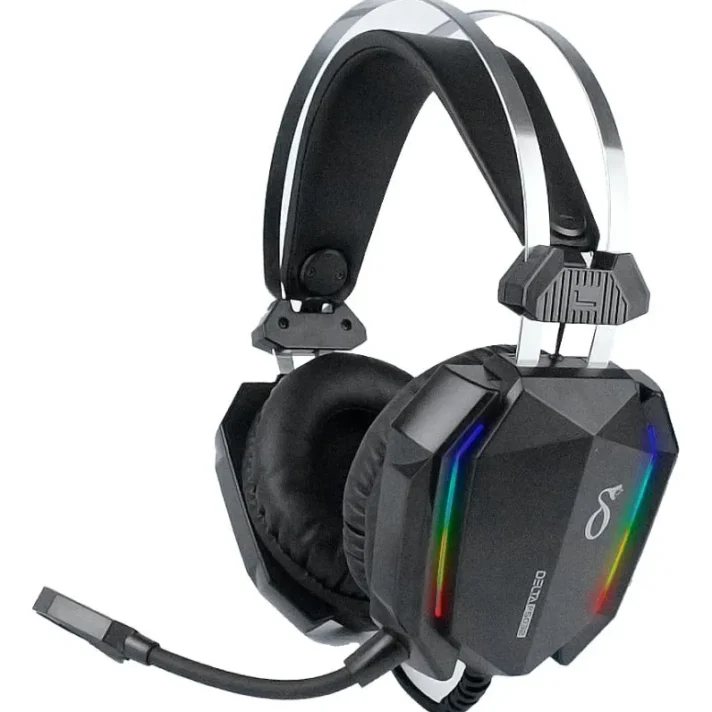 Fone Headset gamer com Led RGB PRO Aitek Delta-F5032