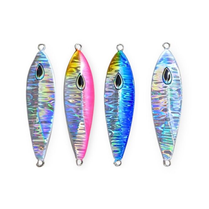 Isca de Pesca Alto Mar Refletiva c/ formato de peixe 1 olho (unidade) 80g TBYE-3-80