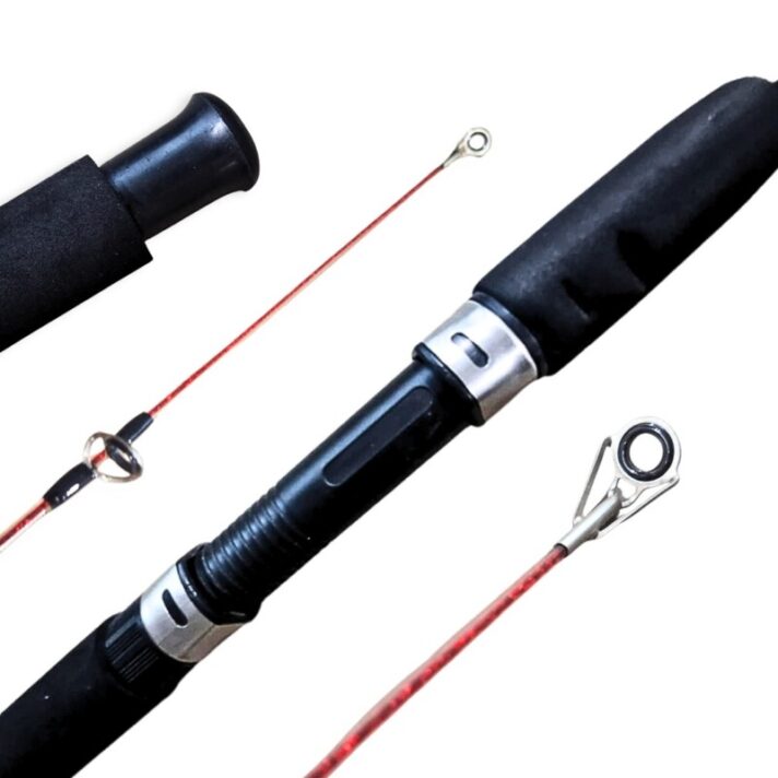 Vara Para Molinete Transparente 5.0 (1.8M) 10-50lbs 2 Partes ALTO MAR PTCK-QB1.8