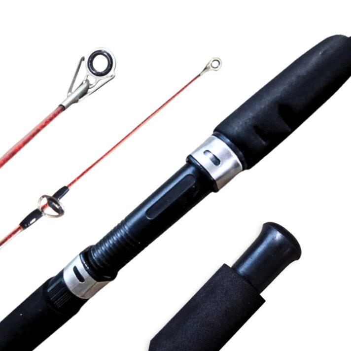 Vara Para Molinete Transparente 5.0 (1.65M) 10-50lbs 2 Partes ALTO MAR PTCK-QB1.65