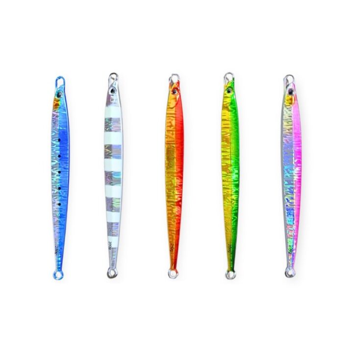 Isca de Pesca Cast Fun Refletiva c/ formato de peixe fino (unidade) 100g TBYE-5-100