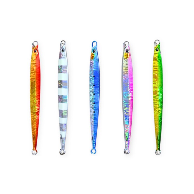 Isca de Pesca Cast Fun Refletiva c/ formato de peixe fino (unidade) 160g TBYE-5-160