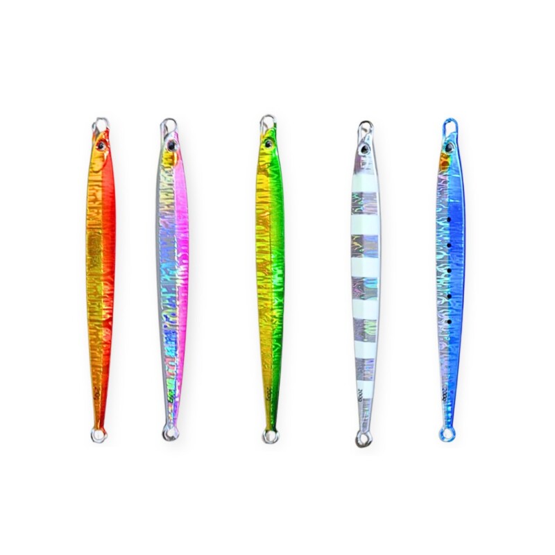 Isca de Pesca Cast Fun Refletiva c/ formato de peixe fino (unidade) 200g TBYE-5-200