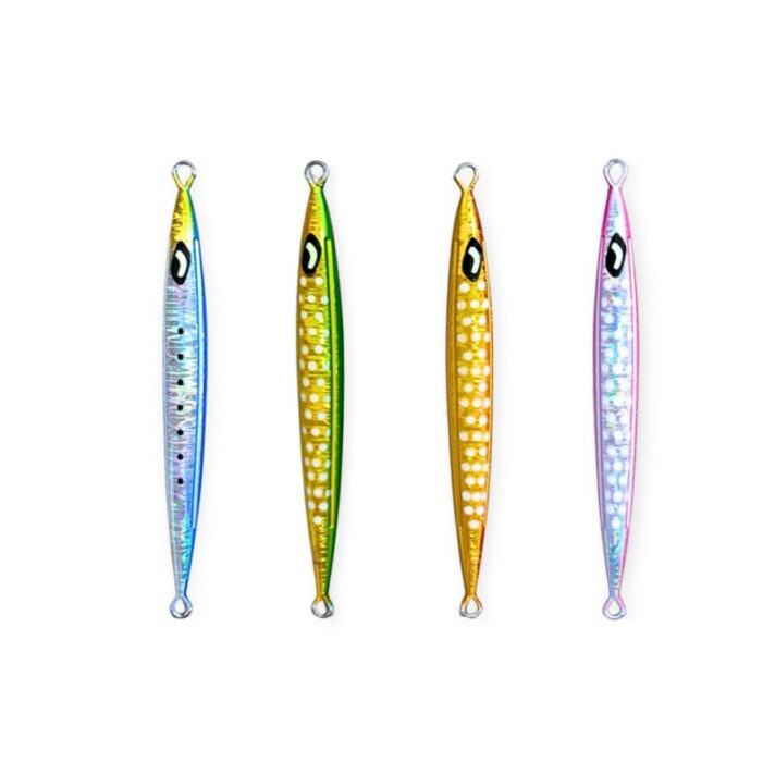 Isca de Pesca Cast Fun Refletiva c/ formato de peixe com bolinhas (unidade) 200g TBYE-6-200