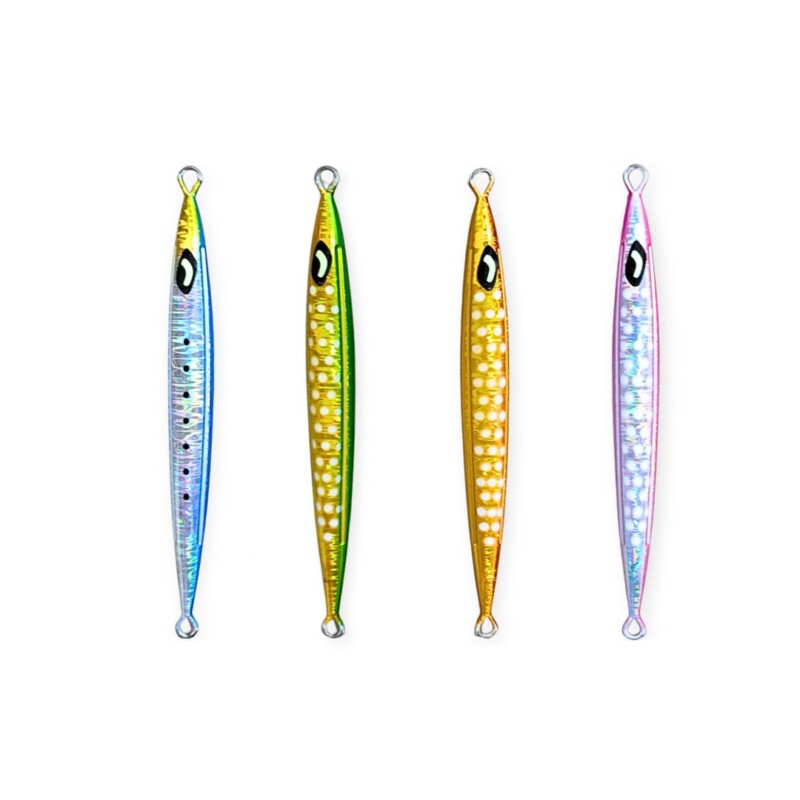 Isca de Pesca Cast Fun Refletiva c/ formato de peixe com bolinhas (unidade) 200g TBYE-6-200
