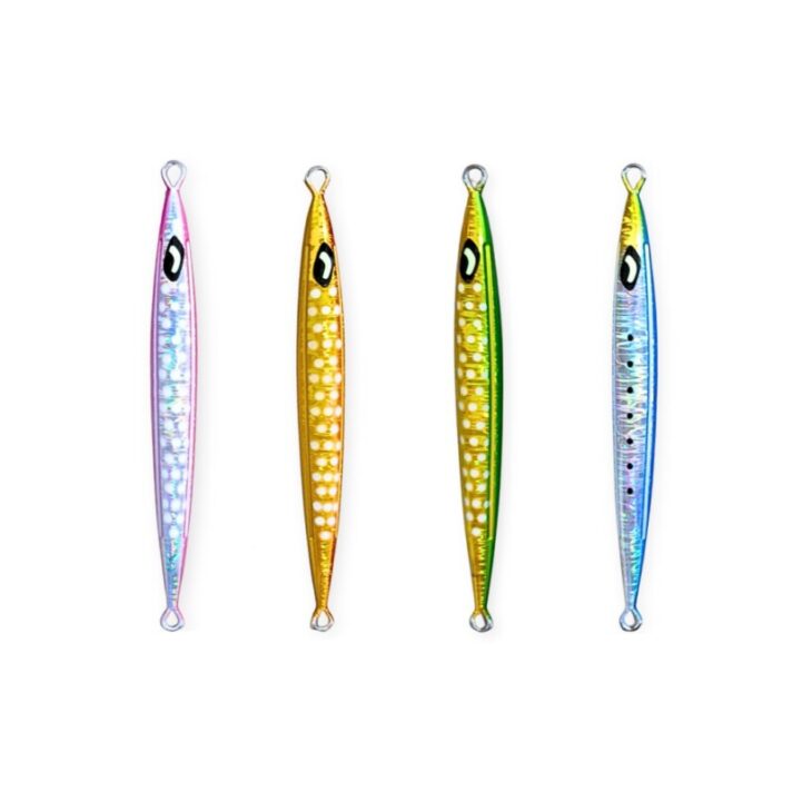 Isca de Pesca Cast Fun Refletiva c/ formato de peixe com bolinhas (unidade) 250g TBYE-6-250