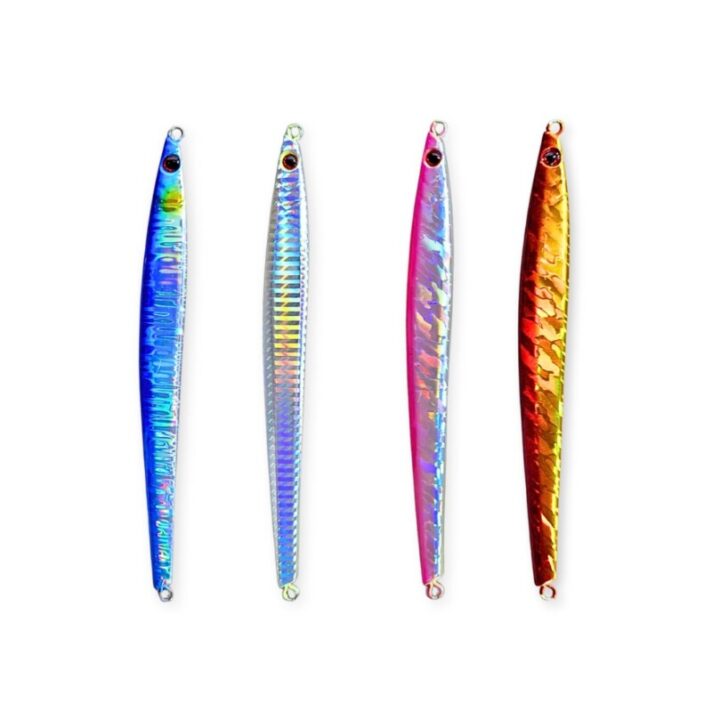 Isca de Pesca Alto Mar Refletiva c/ formato de peixe fino (unidade) 120g TBYE-15-120