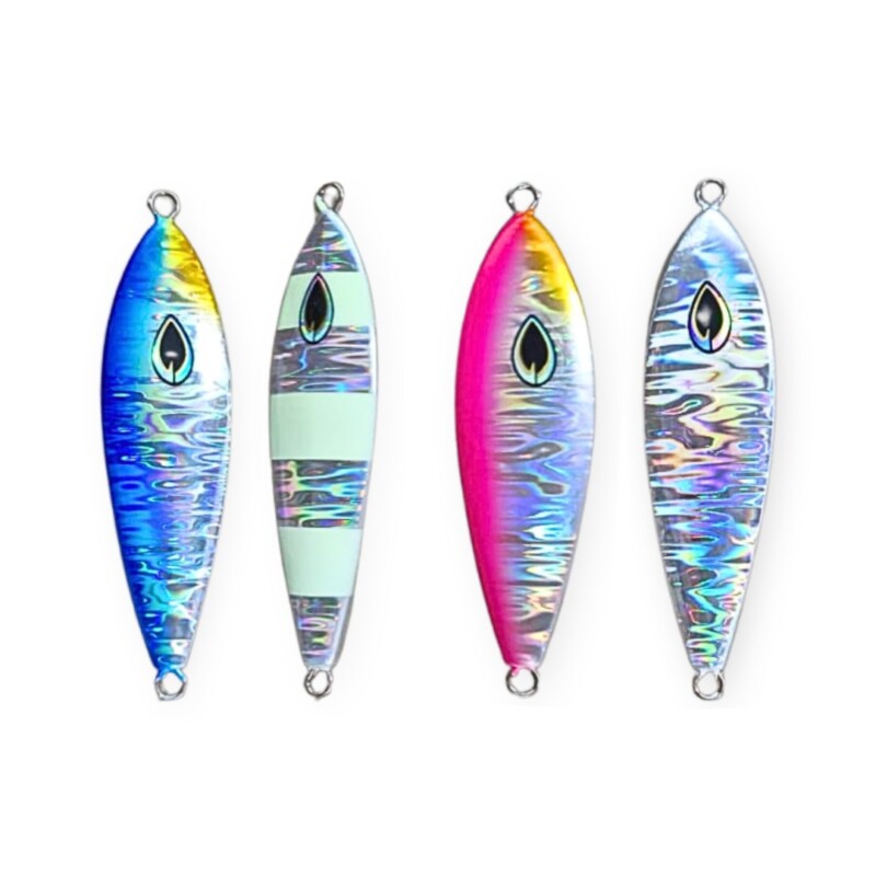 Isca de Pesca Alto Mar Refletiva c/ formato de peixe 1 olho (unidade) 60g TBYE-3-60 - Imagem 2