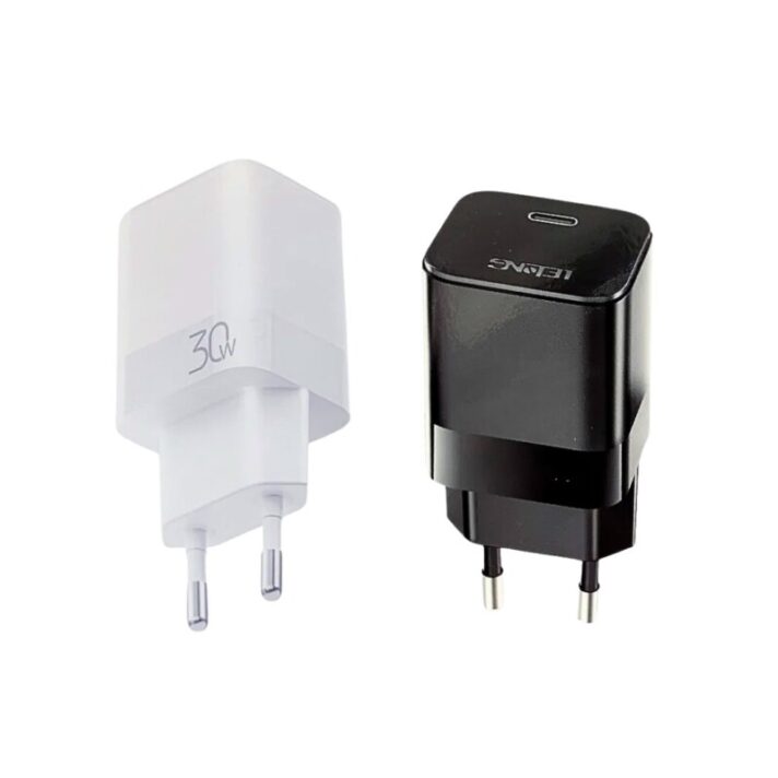 Fonte carregador Rápido Turbo p/ Celular com Cabo Tipo 3 em 1 TIPO C e MICRO (1m) 30W LELONG LE-296V