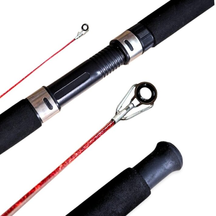 Vara Para Molinete Transparente 5-0 (2,7M) 10-45lbs 2 Partes ALTO MAR LWJK-2.7