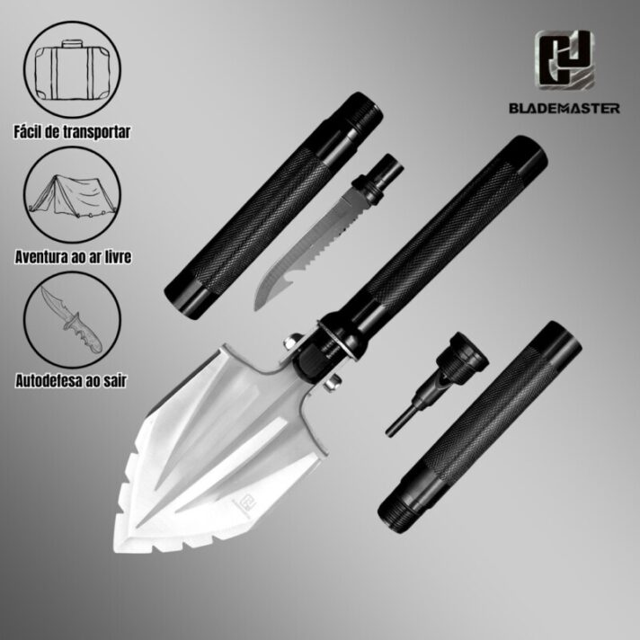 Kit Pá Portátil Picareta Dobrável De Emergência Multifunção Acampamento CJU-0025