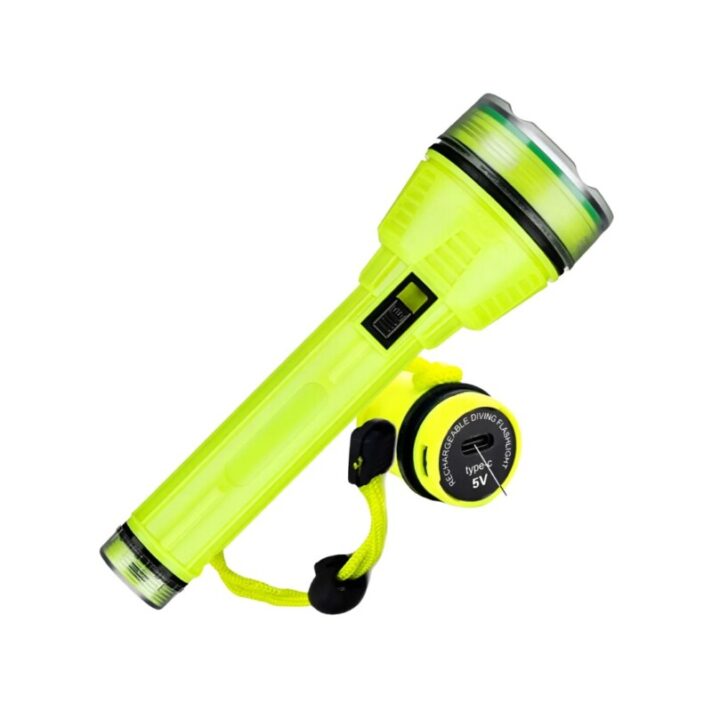 Lanterna Led para mergulho Alcance Máximo de 500M LUATEK LT-XH03