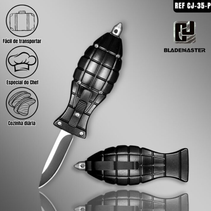 Canivete Benchmade Automático Abertura Frontal Aço E Quebra Vidro CJ-35-P