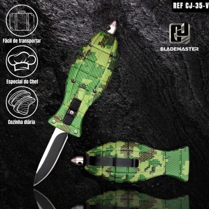 Canivete Benchmade Automático Abertura Frontal Aço E Quebra Vidro CJ-35-VR