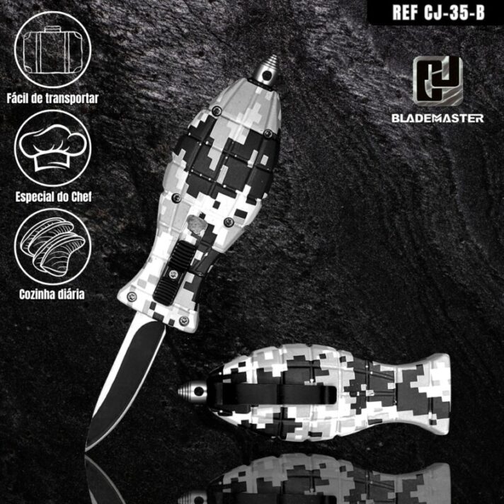 Canivete Benchmade Automático Abertura Frontal Aço E Quebra Vidro CJ-35-B