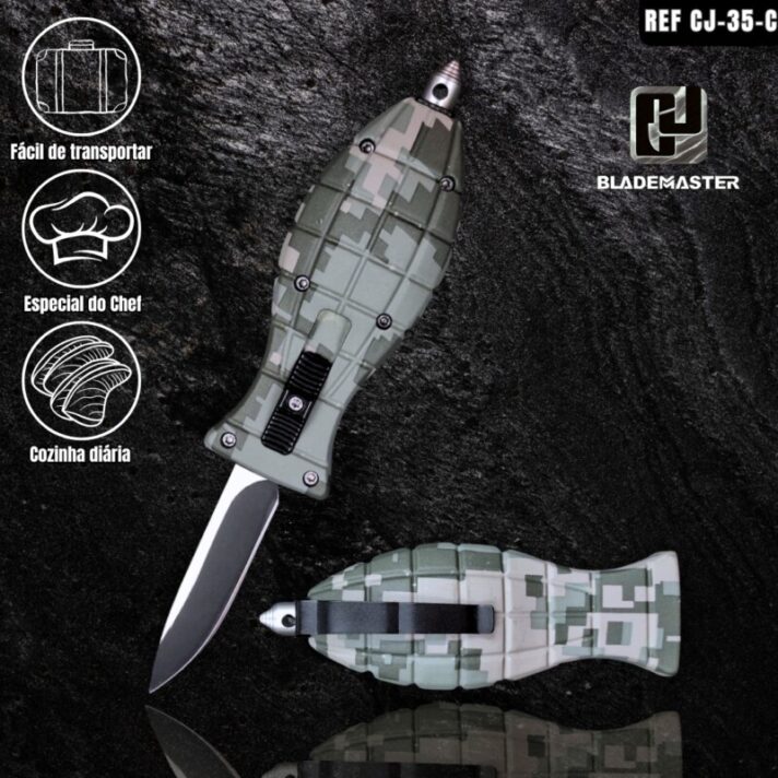 Canivete Benchmade Automático Abertura Frontal Aço E Quebra Vidro CJ-35-CZ