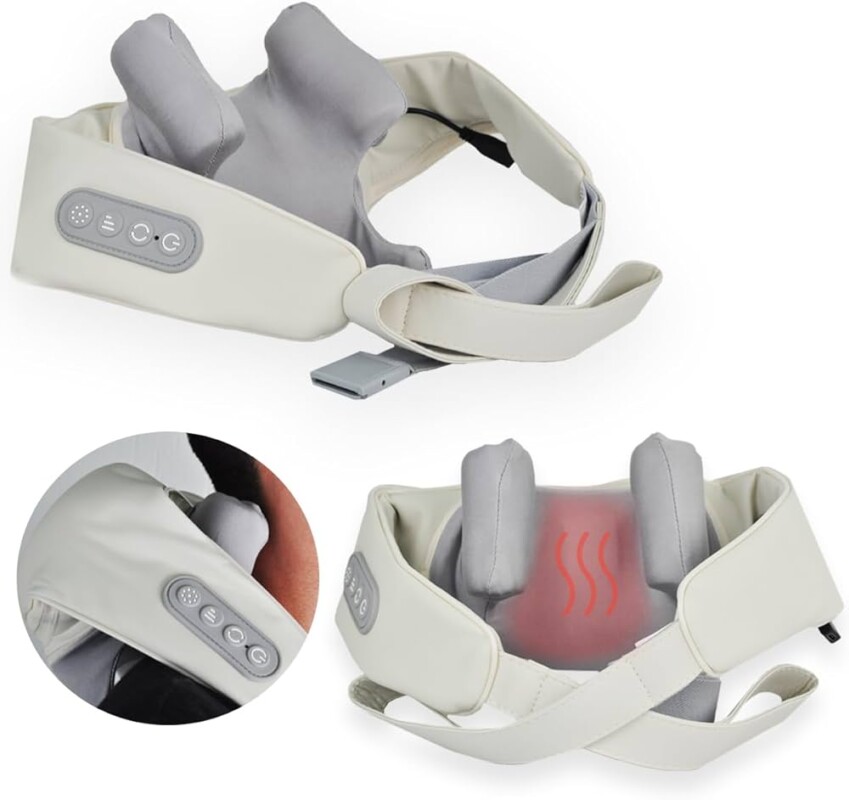 Massageador De Pescoço Cervical Compressão Alívio De Dor Sem Fio Recarregável OÁSIS MARKET OIH-5351 - Imagem 2