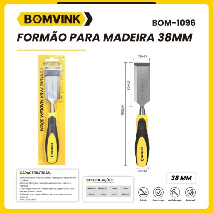 FORMÃO PARA MADEIRA 38MM BOMVINK BOM-1096
