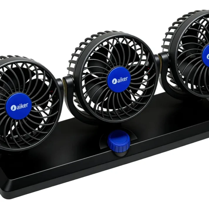 Ventilador de Três Cabeças 12v para Automóveis AVA-3412/12V