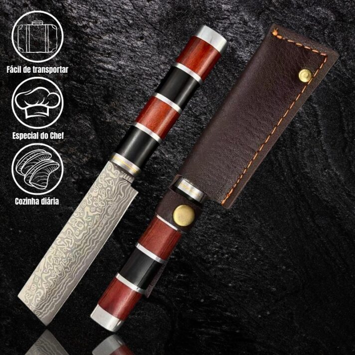 Faca Cutelo Forjado Artesanal 19cm A181