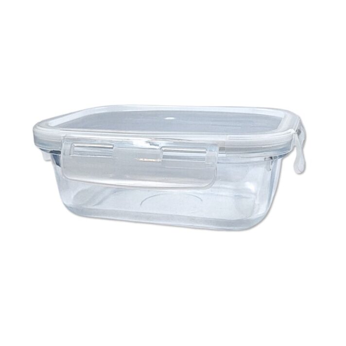 Pote Hermético de Vidro e Tampa de Plástico 420ml (unidade) 6438