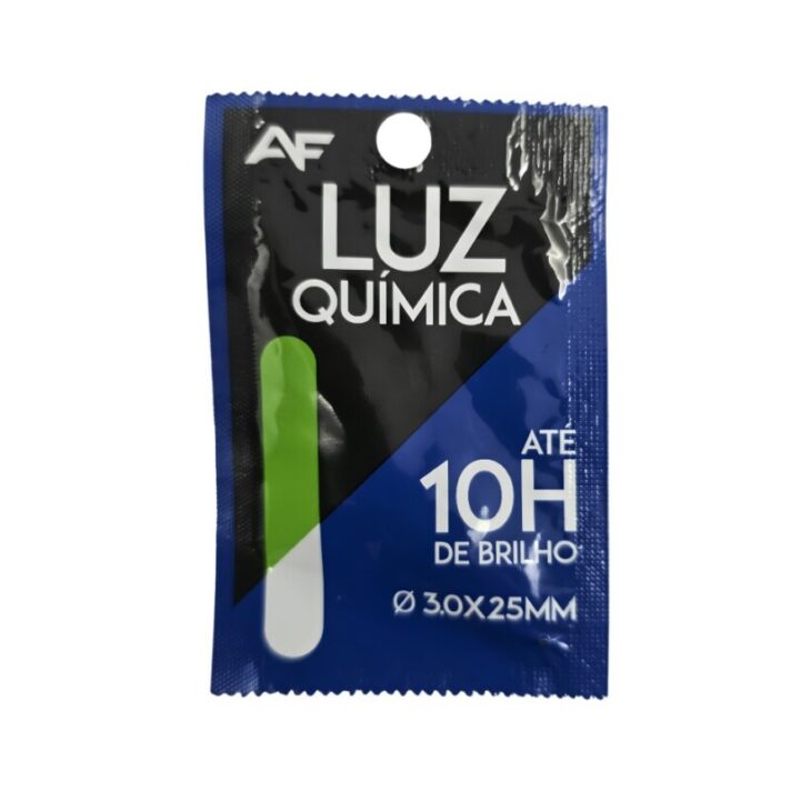 Boia Luz Química 3cm Até 10h de Brilho p/ Pescarias Noturnas Compacto Leve e Fácil de Usar Pacote c/ 2 und. LUZ QUÍMICA 3CM