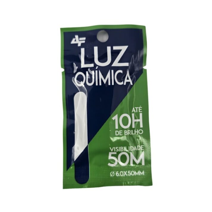 Boia Luz Química 6cm Até 10h de Brilho p/ Pescarias Noturnas Compacto Leve e Fácil de Usar Pacote c/ 2 und. LUZ QUÍMICA 6CM