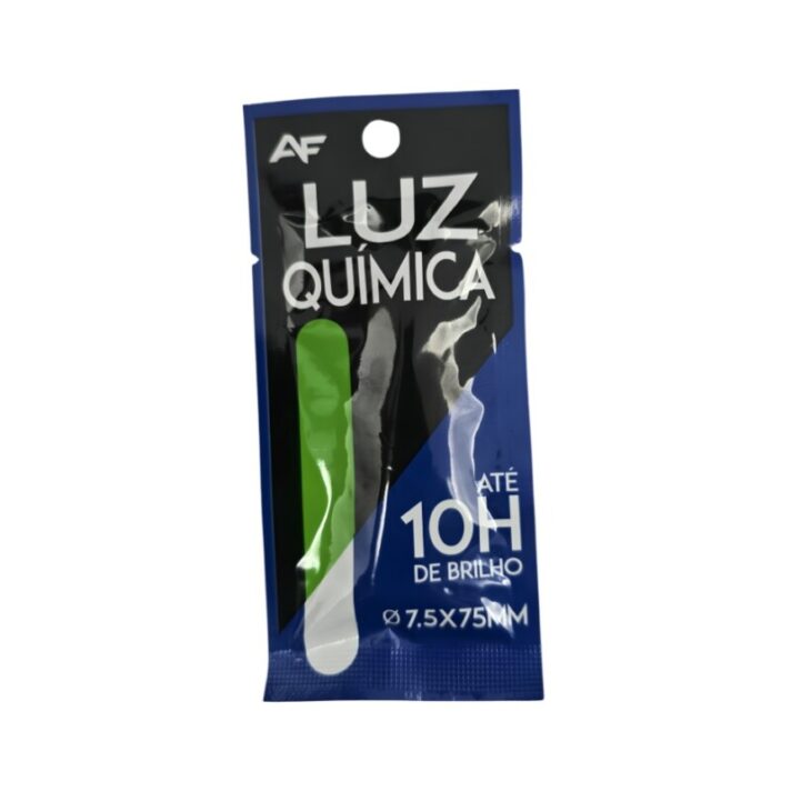 Boia Luz Química 7,5cm Até 10h de Brilho p/ Pescarias Noturnas Compacto Leve e Fácil de Usar Pacote c/ 2 und. LUZ QUÍMICA 7,5CM