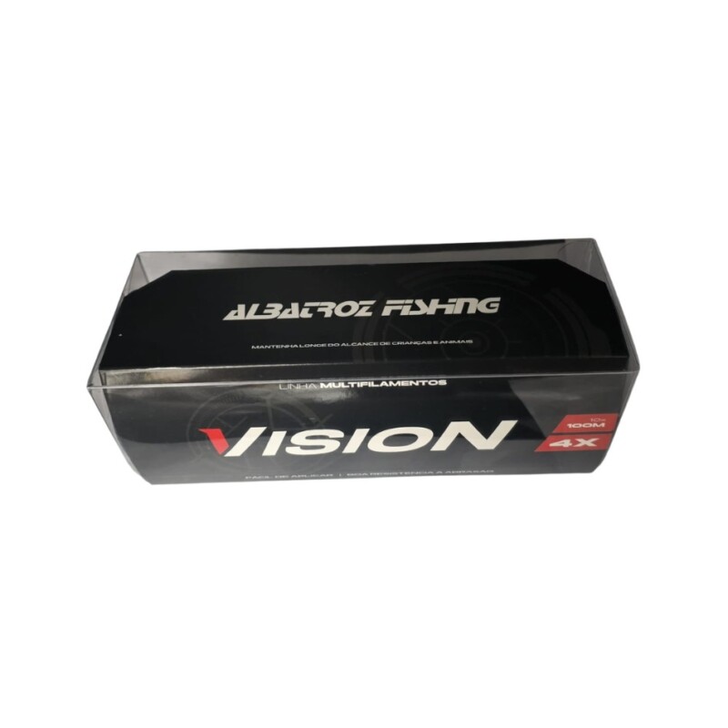 Linha de Pesca Vision X4 100m x 10 Dark Green 0.48mm 80lbs Alta Tecnologia e Desempenho Superior VISION X4 0.48 80LBS - Imagem 3
